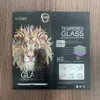 Universelle Telefon-Displayschutzfolie aus gehärtetem Glas, flache Pakete, Papier-Einzelhandelsboxen für 6,7 Zoll iPhone 15 Pro Max 14 XS Samsung Mobile Anti-Peeping-Folie, leere Verpackung