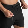 USA: s storlek Mens Gym QuickDrying Jogging Shorts Fitness Träning Kör korta byxor MAN Sport Casual Bodybuilding Sweatpants 240308