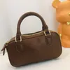 Bolso de noche mujer de diseño Cleo Mui bolso de hombro bolso de lujo bolso bandolera bajo axila cierre de cremallera cuero suave mini negro beige metal letras vacaciones