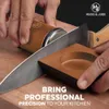 JUDE Premium Rolling – Schärfset mit 4 abgewinkelter Basis, Diamond Magnetic Tech, Präzisionstechnik.Mit diesem Messerschärfer können Sie zu Hause Messer in Kochqualität herstellen