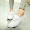 أحذية غير رسمية سيدات Plimsoll Classic Womens Canvas Lace Up Sneakers Tennis Flats