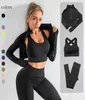 Nouvelles tenues de yoga pour femmes costumes de gymnastique vêtements d'entraînement vêtements de fitness soutien-gorge de sport sans couture leggings de course femme vêtements de sport fille Yog4698253