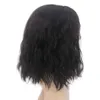 Perucas sintéticas 40cm/15.7 polegadas masculino fofo curto cabelo encaracolado peruca marrom halloween role-playing peruca anime roupas peruca 240328 240327