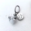 S925 Silber im Dunkeln leuchtender Glühwürmchen-Anhänger für Männer und Frauen, modische Passform, Charm-Perlen, Geburtstagsgeschenk, Halskette, Armband, Schmuck, 799352C01, Modeschmuck