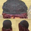 Syntetyczne peruki Plekające peruki dla czarnych kobiet szydełkowe włosy 2 skrętu Ombre Bug African Syntetyczny Bob Braiding Hair Hair 240328 240327