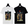 24ss Spring Summer Europe USA Cartoon Print Tee Fashion Mens Short Sleeve Tshirt Women Casual Cotton Designer T shirts 0319