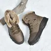 HBP Non-Brand Winter Neue High-top Verdickung Warme Schuhe Große Größe Outdoor wasserdichte Schnee Stiefel herren winter stiefel