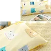 Enfants coton oreiller maternelle dormir pour enfants dessin animé taie d'oreiller doux noyau infantile literie garçons filles Hea 240315