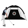 Aids Portable Golf Net 2M Foldable Practice Indoor Outdoor Hitting Lawn Strike Target Training Cage Exercise Equipment