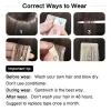 人間の髪の拡張テープ