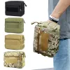 Väskor Tactical Molle Pouch 1000D Nylon Men Militär midjeväska Utility EDC Gear Belt Pouch Airsoft Ammo Holster Hunting Accessory Påsar