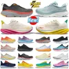 Hoka One One Bondi 8 2024 Running Hokas Sapatos Mulheres Plataforma Sapatilhas Clifton 9 Homens Mulheres Blakc White Harbor Mens Mulheres Treinadores Runnners 36-45