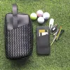 Borse Borsa da golf Mini cerniera PU impermeabile per uomo e donna borsa per telefono borsa per cosmetici borsa per palline da golf per esterni forniture