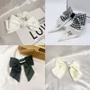 Barrettes moda luksus słodkie klipsy do włosów bowknot klipsy