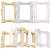 Frames 9 stuks Po Frame Ornamenten Mini Props Retro Decor Foto Miniatuur Vintage DIY Ambachten