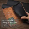 Caseist Leather Retro Magnetic Flip Wallet Caso Stand Stand Card Slots Cash Slots Matte Ploth Mobile Cover para Apple iPhone 15 14 13 12 11 Pro Max XS XR 8 7