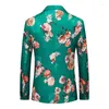 メンズスーツ2024韓国のスリムスーツジャケットメンズファッションプリントドレスコートBlazer M-5XL 6xlから選択できるさまざまな刺繍パターン