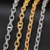 Hip Hop Designer Fine Jewelry Customization VVS Mosonite Cuban Chain Link 10mm Wide Hip Hop Sterling Silver 925 Miami Cuban Necklace for Men and Women