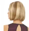 合成ウィッグコスプレウィッグ合成短いボブストレートウィッグ女性用自然耐熱性髪のためのブロンド色のかつら240329