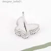 Orecchini con perno in argento sterling 925 mini fritillare bianco con conchiglia a farfalla orecchini da donna con turchese orecchio moda di lusso marchio di qualità gioielliC24319