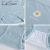 FallSweet 2 pièces culotte taille haute femmes coton slips confort culotte mignon dames caleçons grande taille sous-vêtements Sexy Lingerie 240319