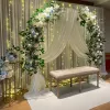 50 100CM DIY Wedding Wall Arrangement Supplies Silk Peonies Rose Artificial Row Decor Marriage Iron Arch Backdrop