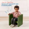 ECR4KIDS TRI-ME 3-w-1 krzesło, meble dla dzieci, Hunter Green