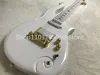 Guitarra super rara Prince Cloud Glitter Pearl branco guitarra elétrica corpo de amieiro, pescoço de bordo, hardware dourado