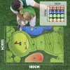 Aids Flanel Sticky Ball Pad Vrije tijd Golf Interactieve Game Pad Set Outdoor Camping Toerisme Golf Ouder-kind Sport Strike Pad