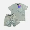 Conjunto de camisetas masculinas 5A Tee Impresso Designer Camiseta Curta Y2k Tees Syna World Graphic Camiseta e Shorts Hip Hop S-XL