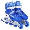 Scarpe in linea roller skate scarpe da 4 ruote sneaker bambini per bambini boy e ragazza scarpe regolabili regalo per interni sport in fuga