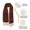 Lenços elegantes palestinos tradicionais tatreez tassel cachecol mulheres inverno quente xales envolve senhora moda versátil feminina