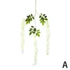 Fleurs décoratives Simulation de fleurs artificielles guirlandes de vigne de glycine plante suspendue pour mur de mariage salle de fête décor esthétique K6o9
