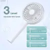 Electric Fans Three-speed Adjustable Mini Fan Portable Fan USB Charging Hand-held Small Fan Portable Electric Fan Anywhere Can Be UsedC24319