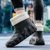 Stiefel Herrenstiefel Leichte Herbst -Winterschuhe für Männer Schneestiefel Regenstiefel wasserdichte Schuhe auf Knöchelstiefel Angelschuhe an Angelschuhen rutschen