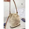 Mulher sacos de palha balde saco de ombro de náilon hobos bolsas de corrente designer crossbody senhora pequenas totes 769