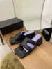 Tasarımcı Lüks Slipper Sandalet Coco Klasik Daireler Kadın Moda Katır Terlik Sandal Şık Kauçuk Alt Slayt Kuzu Dinek Ayakkabı Flip Flops Boyut 35-41