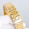 Cronografo artigianale Frost Gold Complicazioni di alta qualità da uomo Zaffiro Super luminoso Completamente automatico Nuova cassa Acciaio inossidabile Orologi di lusso lucidati