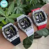 Men's Business Richa Automatic Mechanical Mill Watch Fashion Trend Full Diamond National Treasure Panda Hollowed Out Luminous