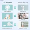 Electric Fans Three-speed Adjustable Mini Fan Portable Fan USB Charging Hand-held Small Fan Portable Electric Fan Anywhere Can Be UsedC24319