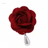 Brooches Large Floral Brooch Pin Fashionable Flower Durable Fabric