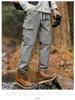 Мужские брюки-карго свободного кроя с перевязками для ног, весна и осень 2024, тренд повседневного стиля для мужчин