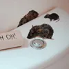 Autocollants de toilette rat souris peur noire, autocollants amusants pour toilettes, décoration de salle de bains, autocollant mural 3D souris de dessin animé 240319
