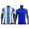 2024 Argentyna Wersja gracza piłkarska Męs Messis J.alvarez Mac Allister L. Martinez Football Shirt Adult de Paul E. Fernandez Mundlid