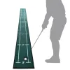 エイズゴルフパッティングマットパッティングエイズゴルフを打つマットゴルフトレーニングエイドガーデンバックヤードホームギフトのゴルフスキルを向上させる
