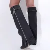 Bottes d'automne Boots de cowboy hiver