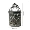 Titulares de vela Suporte decorativo Birdcage Lantern para decorações de casa Peça central de mesa