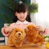 1pc 30cm kawaii kabarık chow chow peluş oyuncak sevimli hayat benzeri köpek bebek bebek kızlar için yumuşak oyuncaklar doğum günü hediyeleri 240315