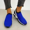 Boots Femme Slip on Sock Sneakers 3545 Taille légère chaussures de course respirant femme Walking Jogging chaussures Summer Casual pour femmes