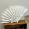 Decorative Figurines Vintage Lace Fan Dance Folding Pography Decoration Craft Chinese Hand Fans